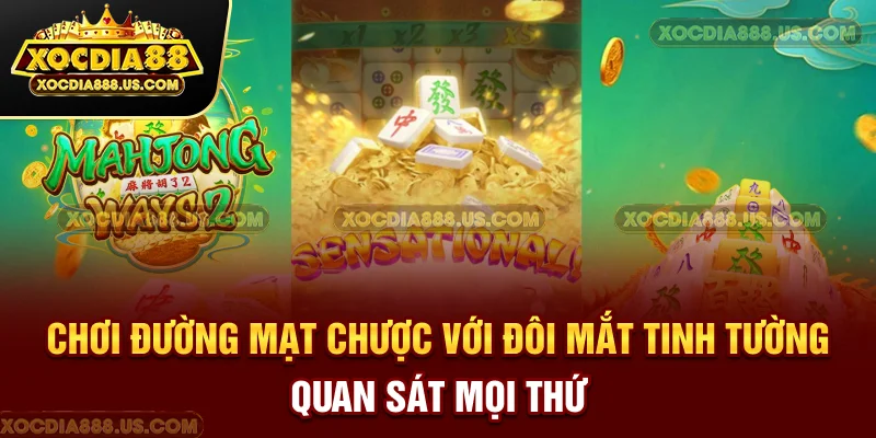 Chơi đường mạt chược với đôi mắt tinh tường, quan sát mọi thứ